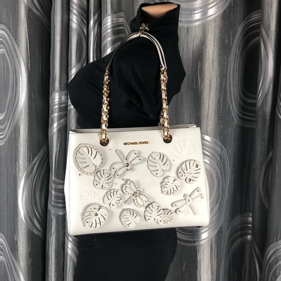 Michael Kors Dragonfly Susannah Leather Tote - Picture 6 of 8